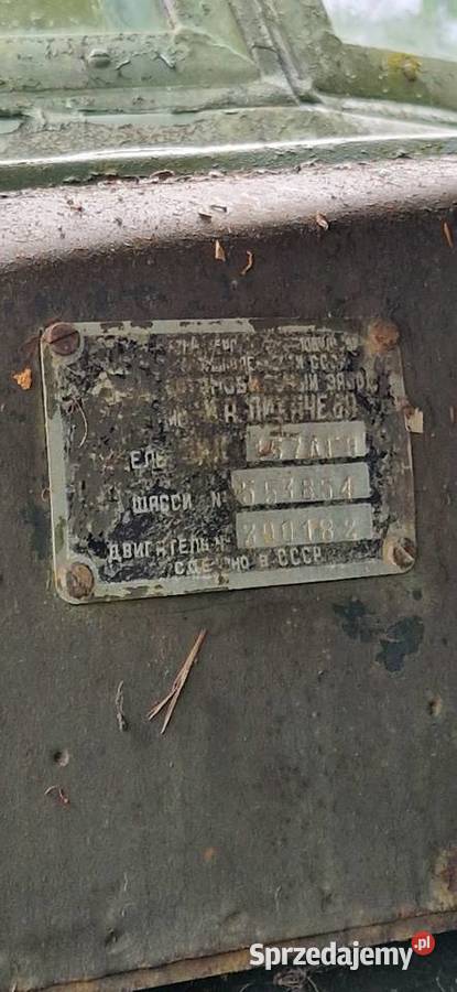 ZIŁ 157 wojskowa ciężarówka Ustrzyki Dolne