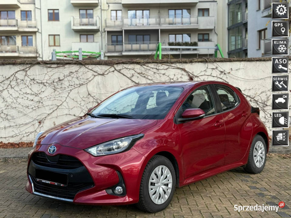 Toyota Yaris 15 Hybrid IV 2020 bordowy Tarnowskie Góry sprzedam