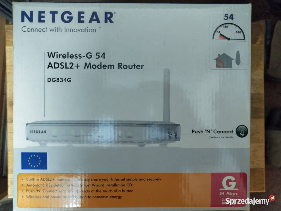 Router wifi Modem ADSL2 Netgear DG834G mazowieckie Warszawa