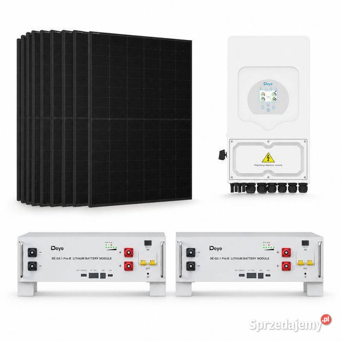 Zestaw fotowoltaiczny hybrydowy 6 kWp falownik małopolskie