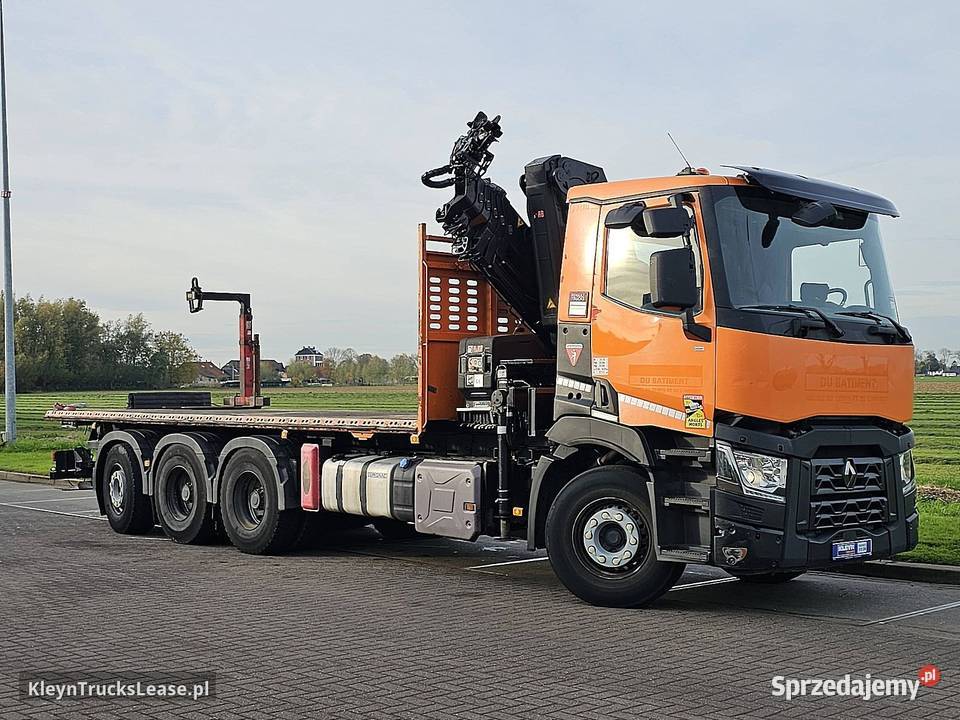 Renault C 430 HIAB 228 E5 platforma 8x4 2018 pomorskie