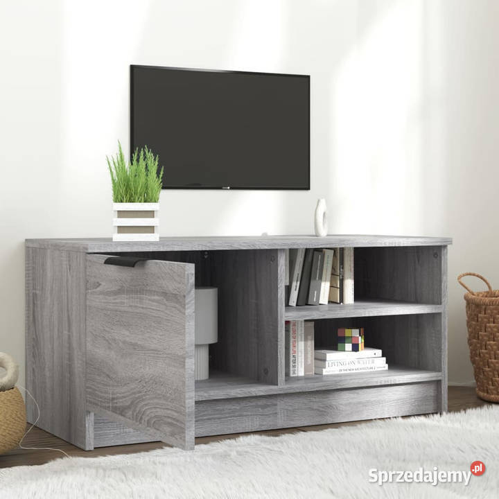 Szafka pod telewizor szary dąb sonoma 80x35x365 Warszawa