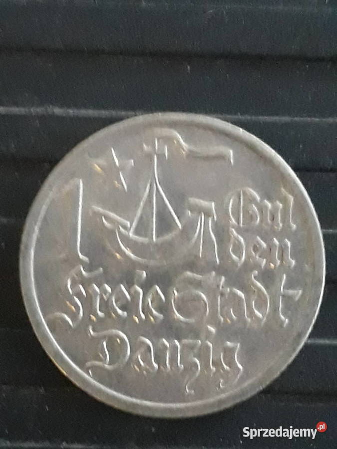 1 Gulden W M Gdańsk 1923 r 3 oryginał piękny Konin