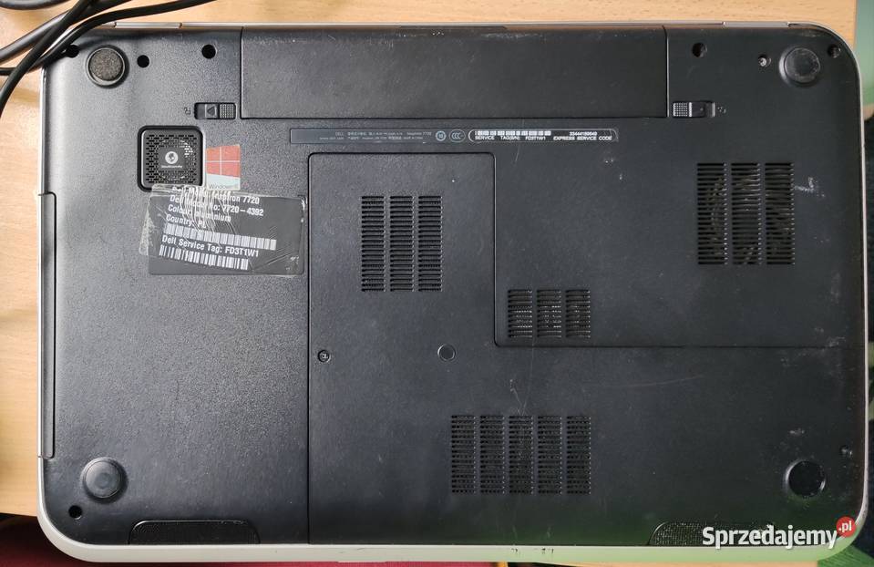Laptop Dell Inspiron 7720 17 Windows10 dvdtorba Dell Szczecin sprzedam