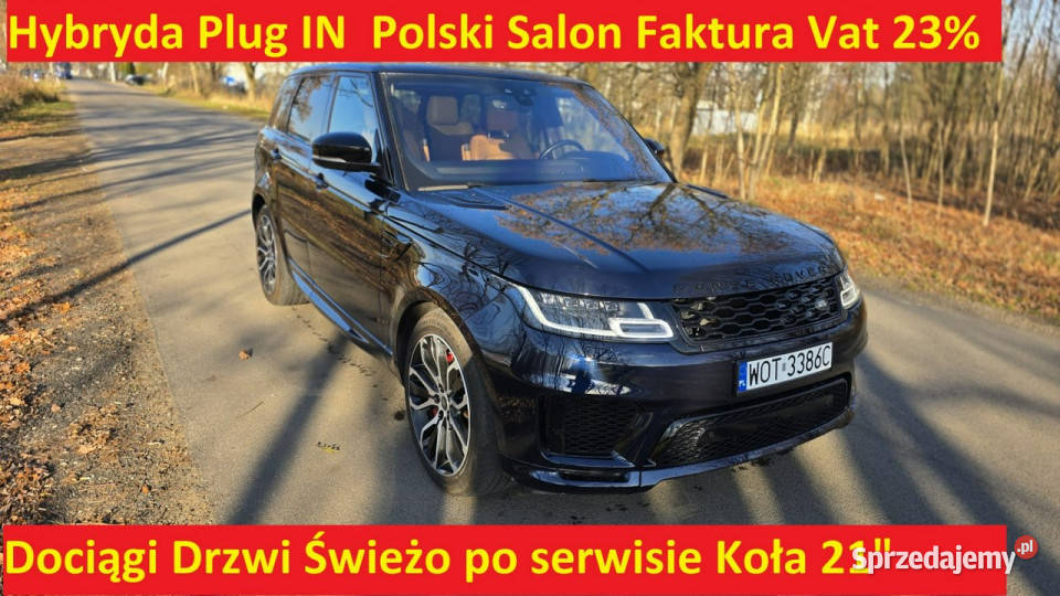 Land Rover Range Rover Sport Polski Salon F Vat 4/5 Range Rover Sport Samochody osobowe mazowieckie