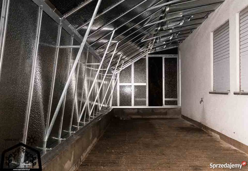 Szklarnia ogrodowa stalowa ocynkowana szkło Architektura ogrodowa łódzkie