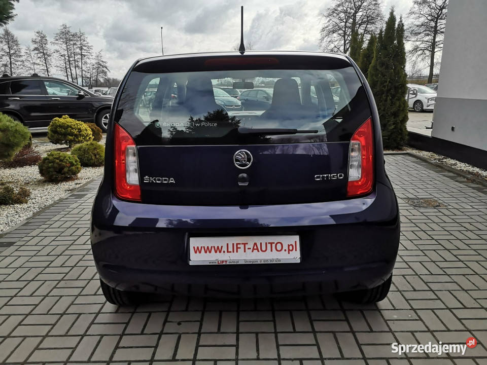 koda Citigo 10 MPI 75 Klima Podg fotele ALU manualna dolnośląskie Strzegom
