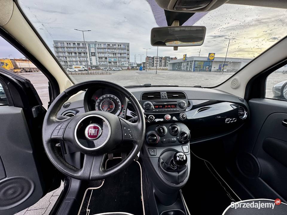 Fiat 500 12 69 szklany dach klima alufelgi wielkopolskie Ostrów Wielkopolski