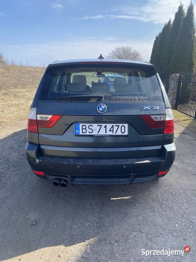 BMW X3 30SD 2006r 286 xDrive zielony Suwałki