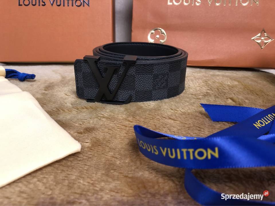 Pasek Louis Vuitton ebene szachownica 80125 Dla mężczyzn mazowieckie Warszawa sprzedam