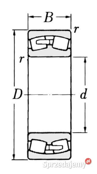 Łożysko baryłkowe samonastawne 60x130x31 mm SKF Kamionna