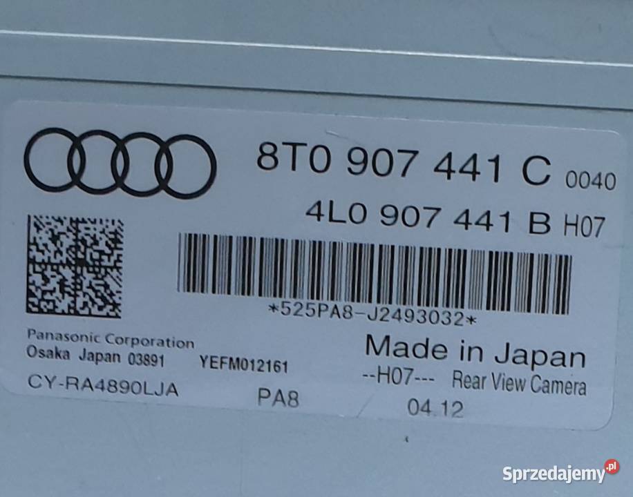 Audi a5 Moduł kamery cofania 8T0907441C Nowiny