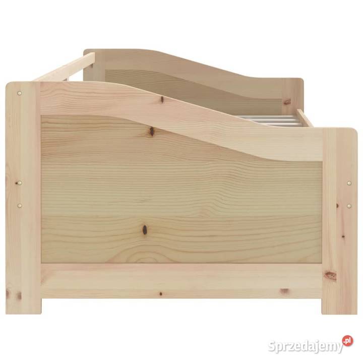 vidaXL 3osobowa sofałóżko lite drewno sosnowe 90