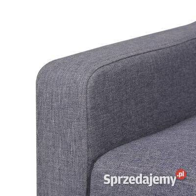 vidaXL 3osobowa sofa tapicerowana tkaniną Warszawa sprzedam