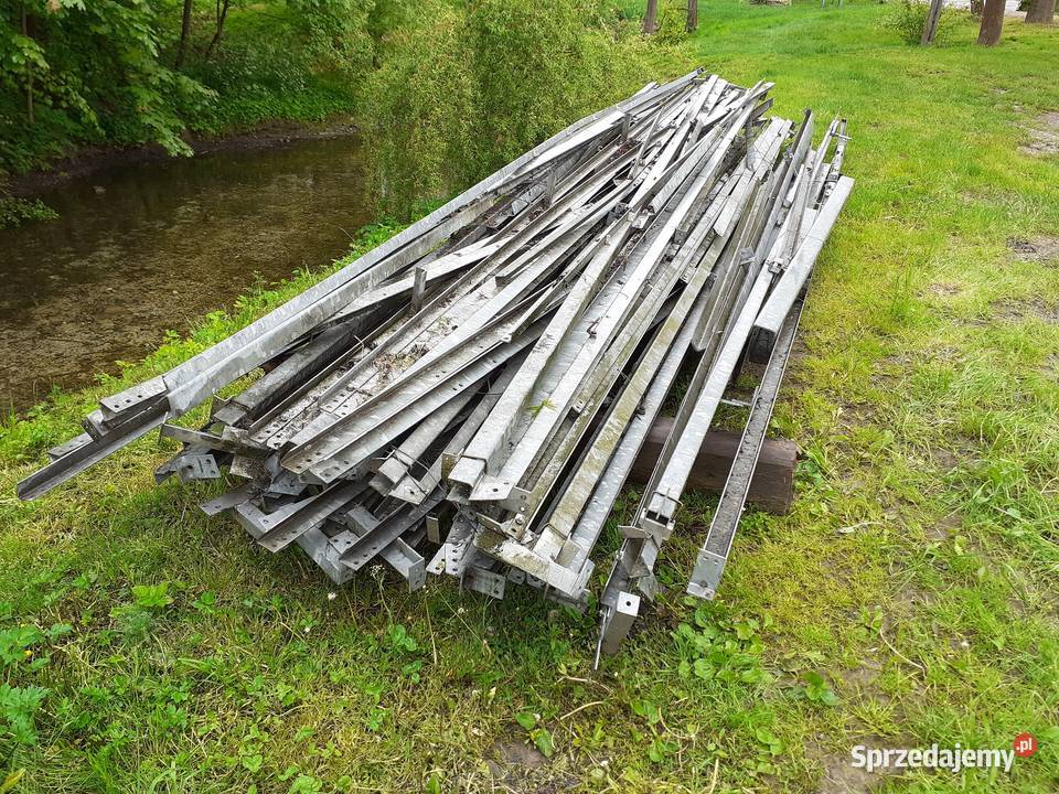 Konstrukcja stalowa skręcana szklarnia wiata Materiały budowlane Miechów