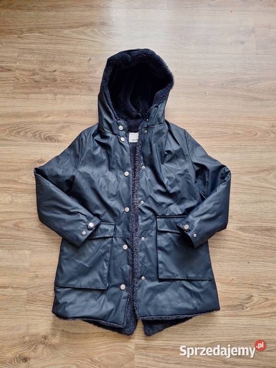 Zara Kids gumowa parka futerko zimowe ciepłe 10 małopolskie Kraków