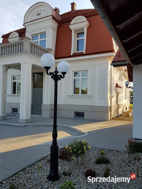 lampa żeliwna H270 oświetlenie parkowa miejska warmińsko-mazurskie Gołdap