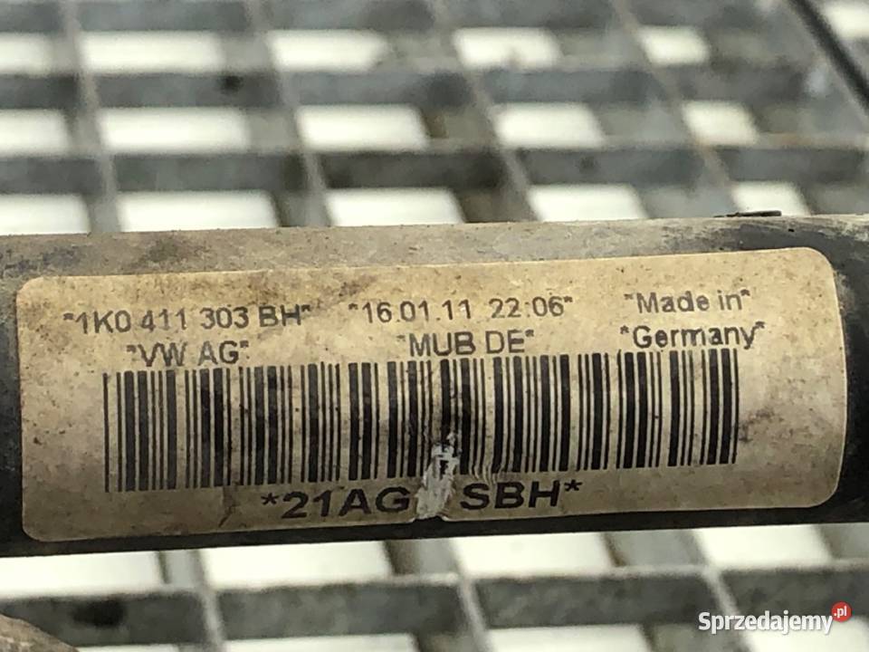 BELKA POD SILNIK VW GOLF VI 14 80 1K0199369F osobowe podkarpackie