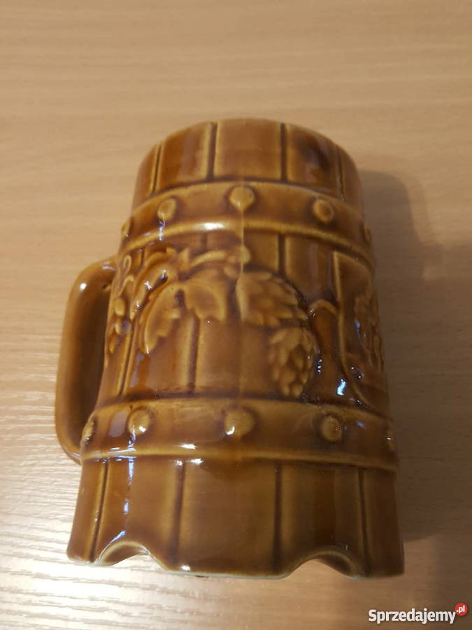 KUFEL kamionkowy do piwa kamionka z PRL z Złotniki