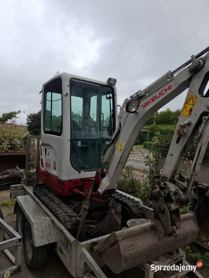 Minikoparka Takeuchi TB216 Puzdrowo