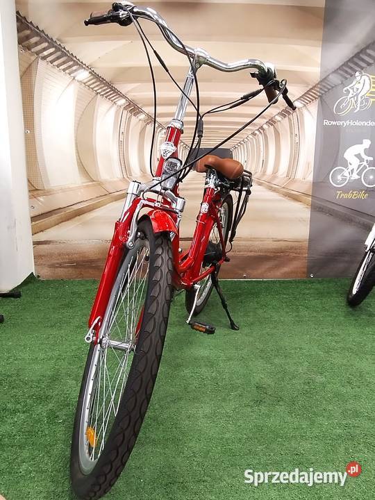 Rower elektryczy LUX CZERWONY 250W koło 26 rama Szczucin sprzedam