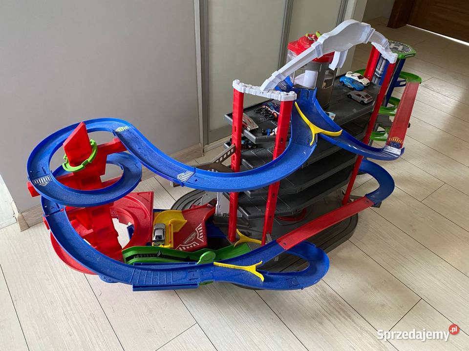 Zestaw Wielki Garaż Parking Super City Majorette