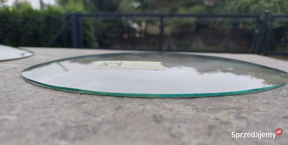 89 Szkło szyba wypukła starego zegara 243mm Tczew