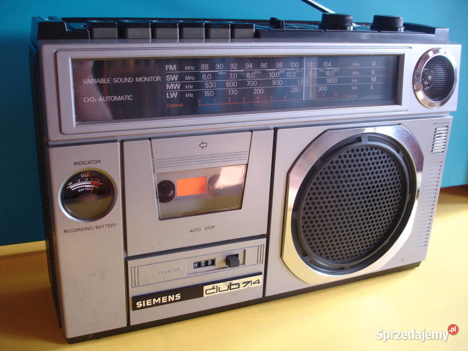 Radiomagnetofon SIEMENS CLUB RM714