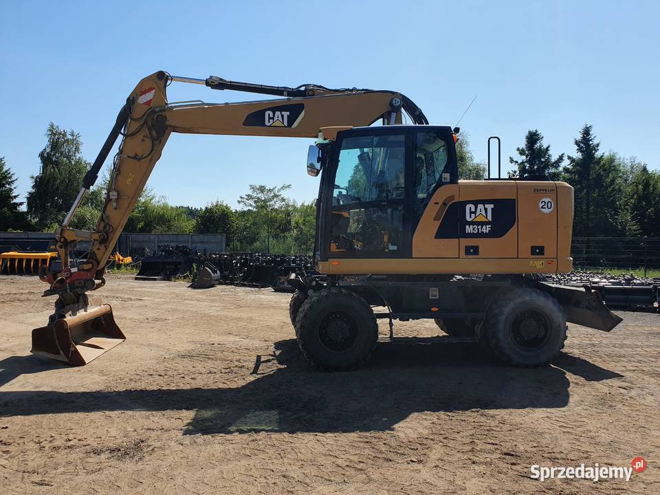 CAT M314F 2018R KOPARKA KOŁOWA KOŁÓWKA JCB Koła Koparki Krotoszyn sprzedam