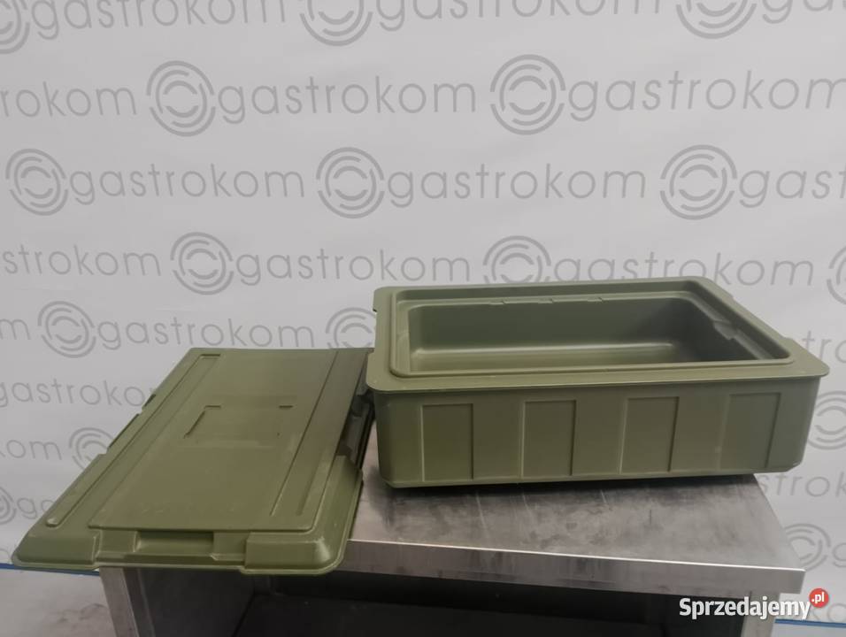 Termos transportowy GN 11 100 mm ZIELONY Gastronomia Wrocław