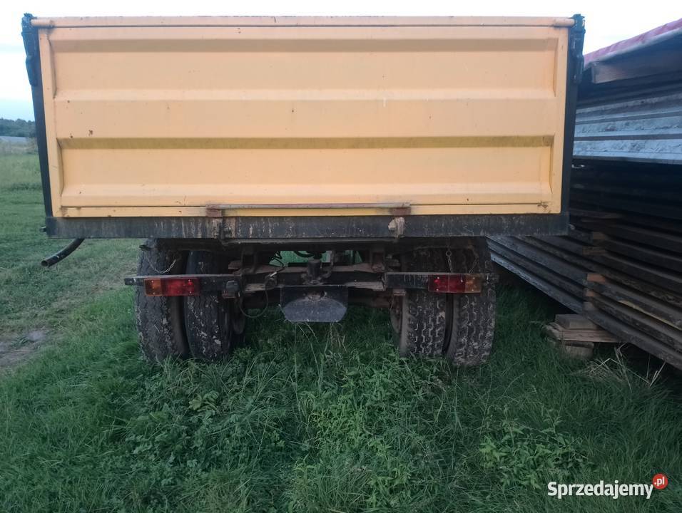 Przyczepa wywrotka jednoosiowa Dąbrowica sprzedam