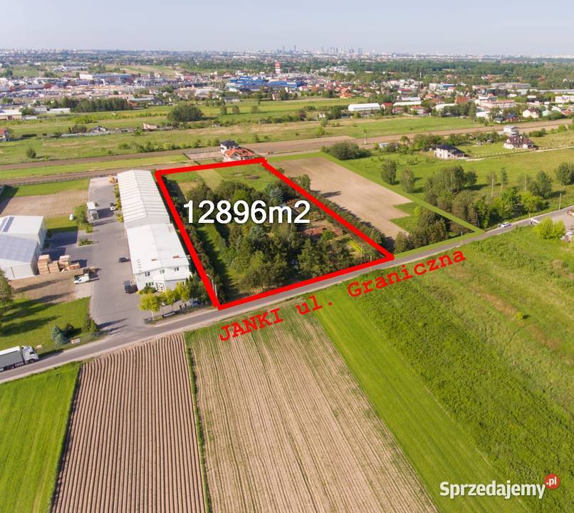 Działka w Jankach 13ha Gmina Raszyn powiat mazowieckie Janki