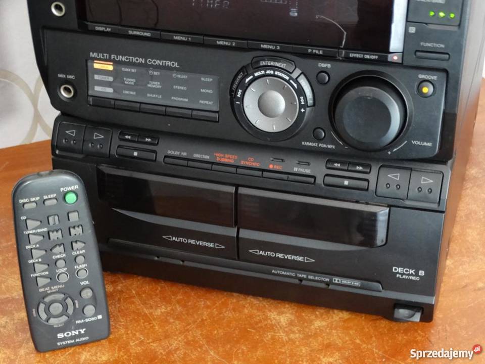 Wieża Sony HCDRX50 pilot mocna i sprawna WYSYŁKA