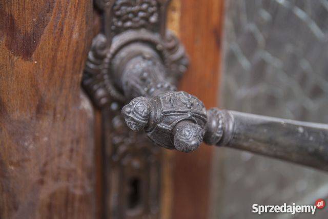 Drzwi drewniane ANTYK duże
