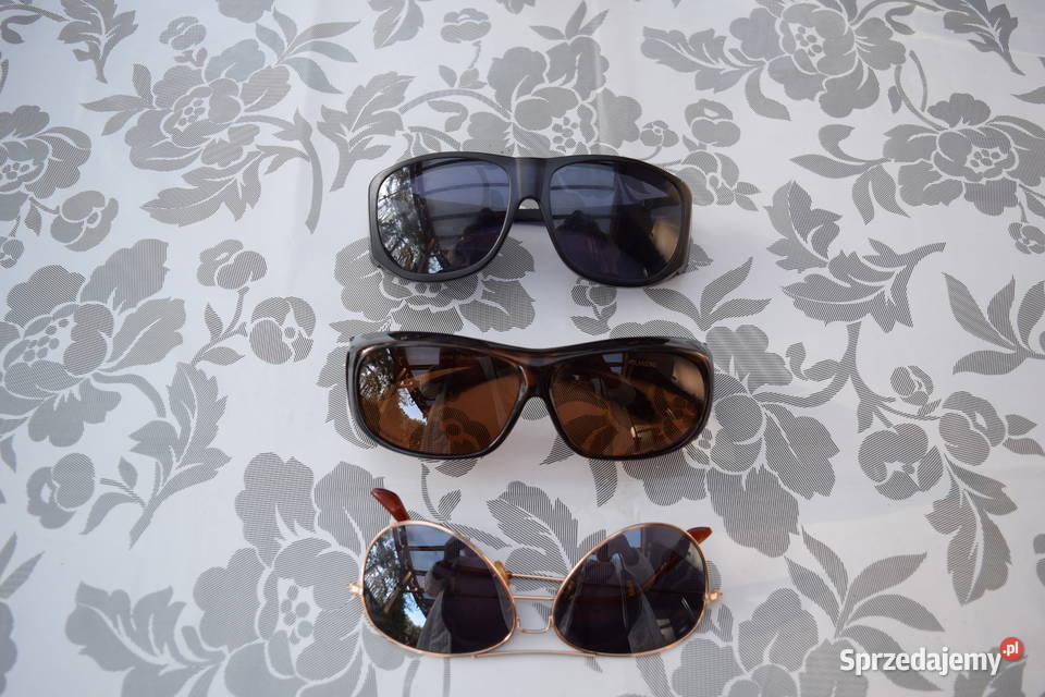 Trzy Pary Okularów Słonecznych Okazja Olsztyn sprzedam