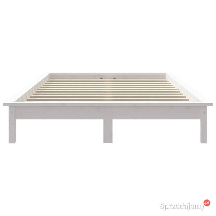 Rama łóżka biała lite drewno sosnowe 140 x 200 151cm mazowieckie Warszawa sprzedam