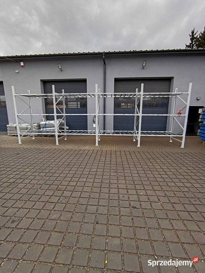 Regał magazynowy półkowy H200 warsztatowy długi Kielce