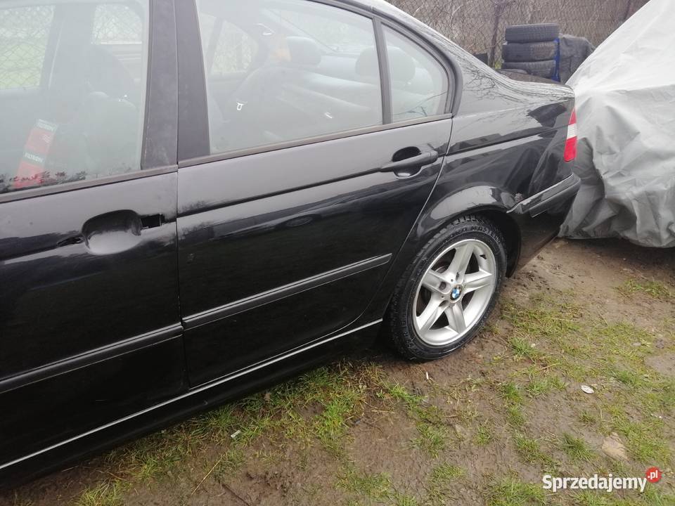 Bmw e46 sedan drzwi tylne lewe blackshapphire Aleksandrów Łódzki