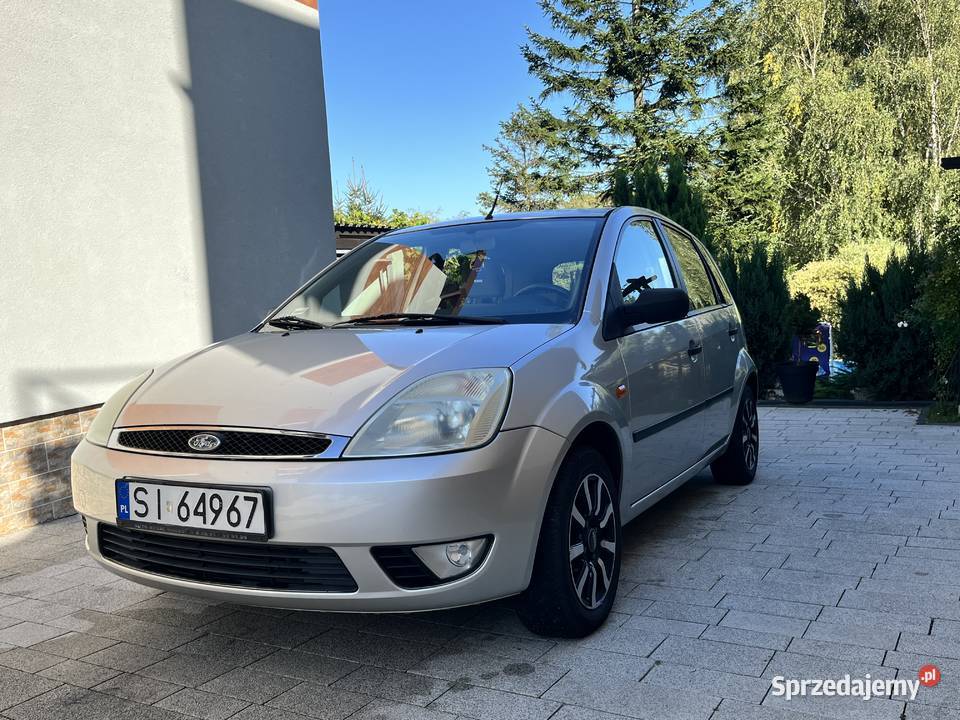 Ford Fiesta MK VI Ghia srebrny metalik 13 70KM Siemianowice Śląskie