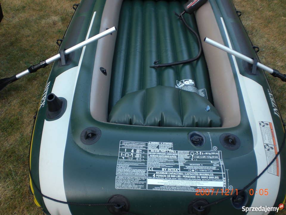ponton dmuchany Seahawk 4 cztero osobowy Koronowo