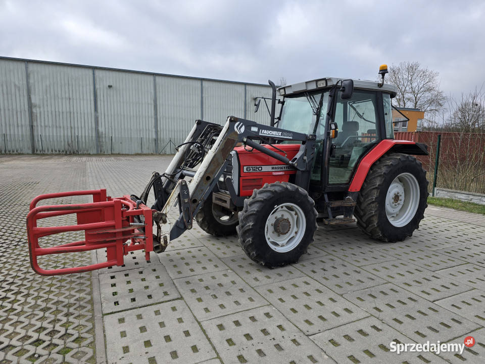 Ciągnik MASSEYFERGUSON 6120 4x4 80 TUR Faucheux Pogórze sprzedam