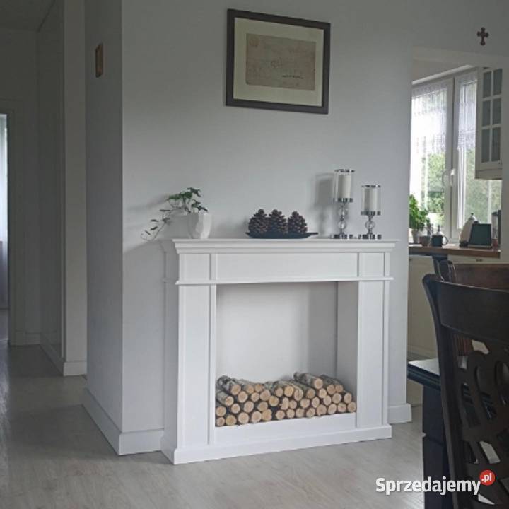 portal kominkowy atrapa kominka konsola Hamptons śląskie Jeleśnia