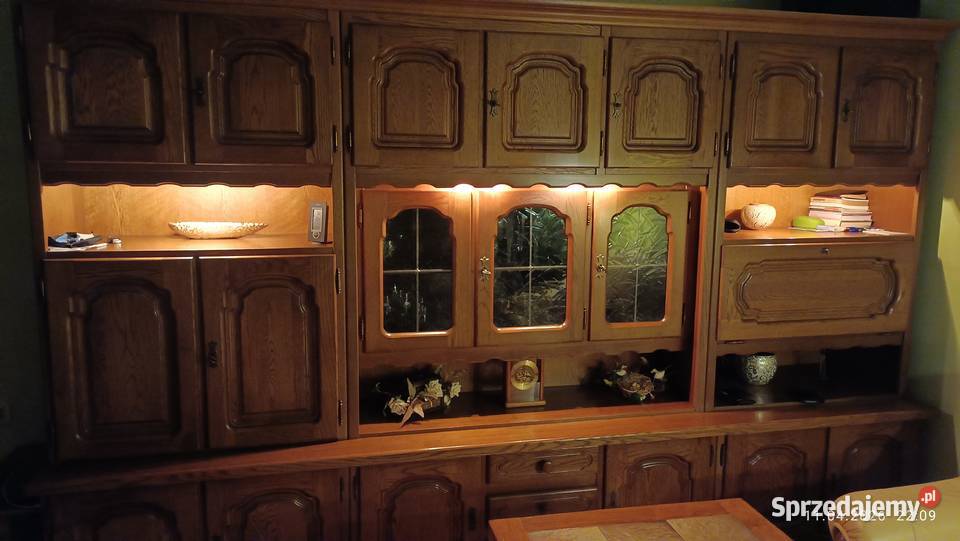 Meblościanka Dębowa 20 kilometrów Transport Mysłowice sprzedam