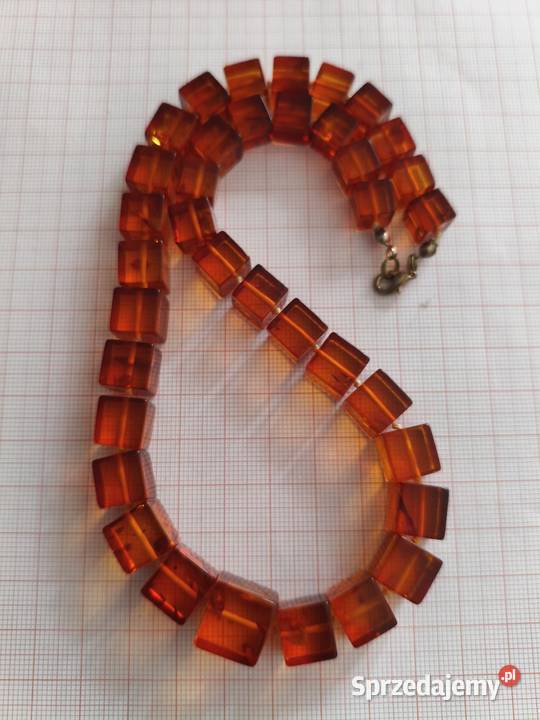 Naszyjnik Bursztyn Vintage Białystok sprzedam