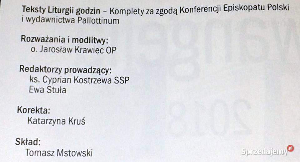 Ewangelia 2018 Droga prawda i życie J Krawiec C Pozostałe Chełm