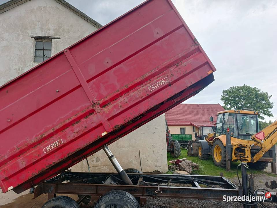 Przyczepa wywrotka tandem rolnicze budowlana Skrzydłowo