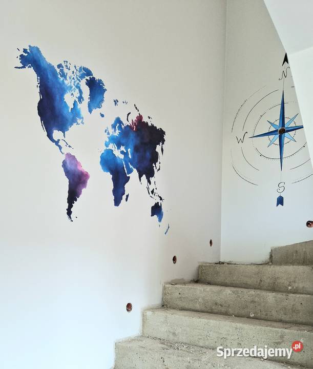 Malowanie na ścianach mural w pokoju dziecięcym podkarpackie Stalowa Wola