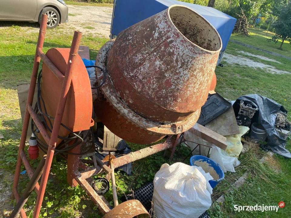 Duża betoniarka na siłę Lublin sprzedam