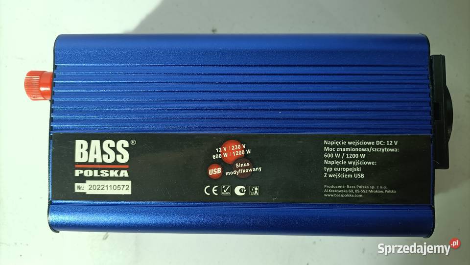 Przetwornica napięcia BASS 12230V Katowice