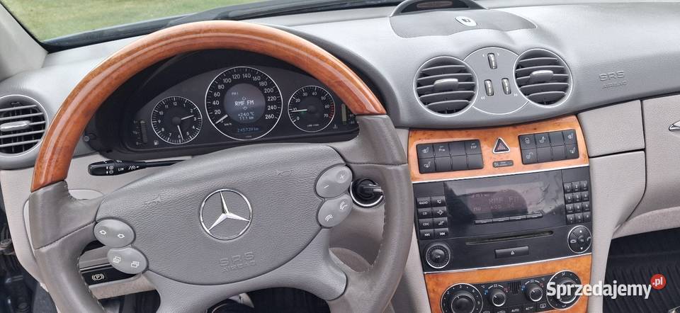 Mercedes clk 200 kompresor cabrio elektryczne lusterka Ładna